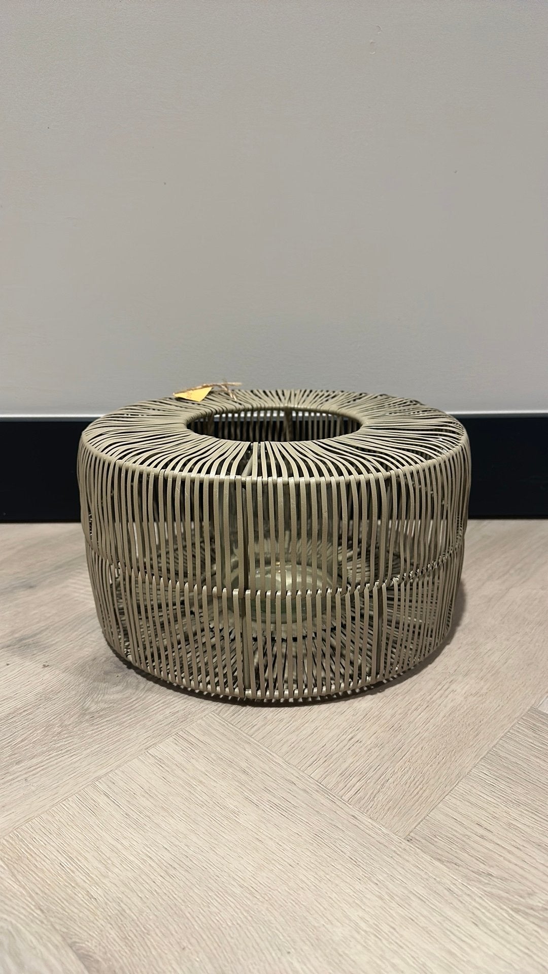 Rieten kaarshouder, Ophalen, Nieuw, Rechthoekig, Minder dan 50 cm