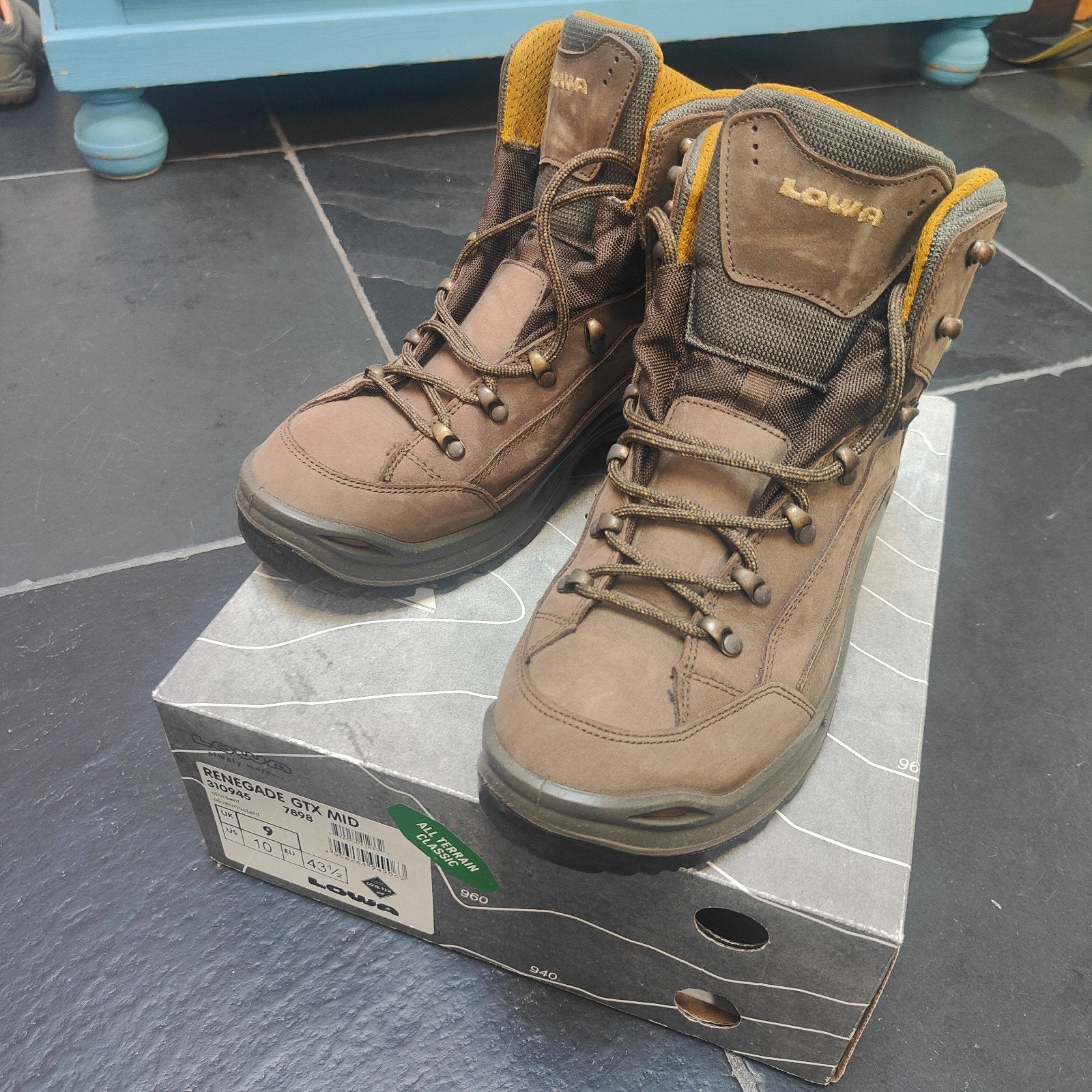 Lowa Renegade GTX Mid wandelschoenen - Maat 43.5, Sport en Fitness, Ophalen, Gebruikt, Schoenen