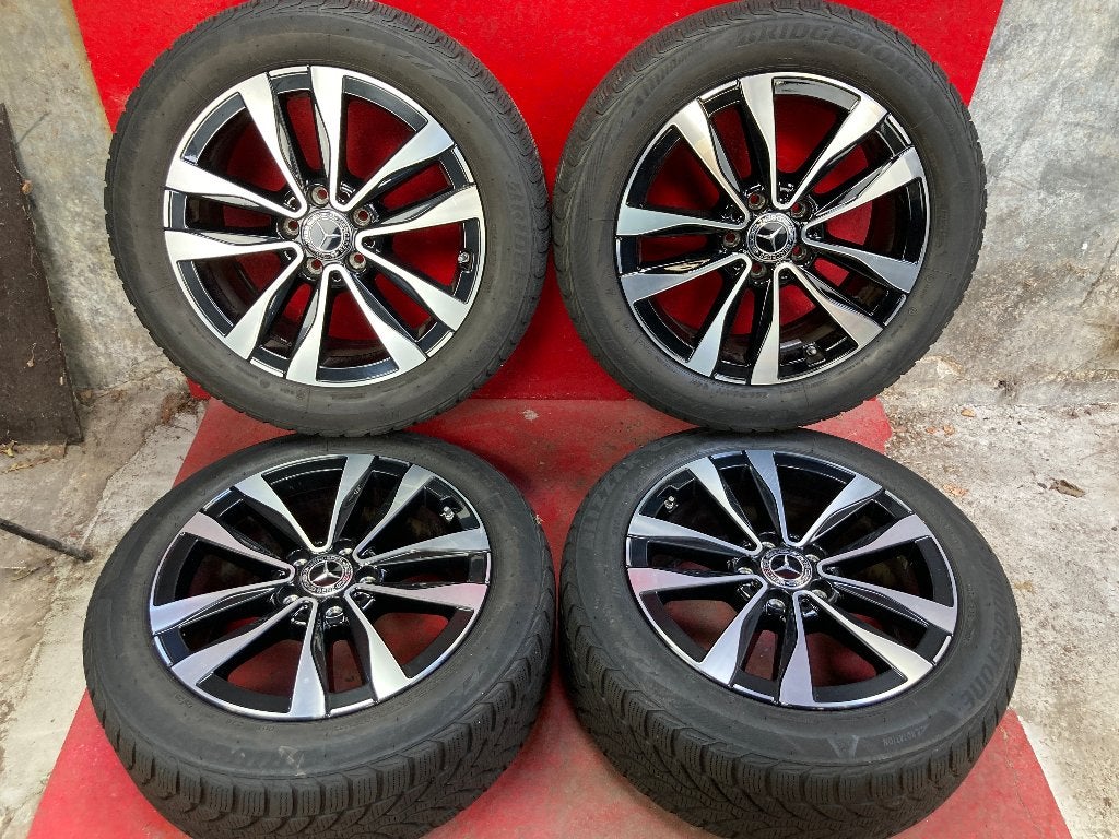 Winterbanden Mercedes C klasse bj. 2021 - 2026  225/50R17, Auto-onderdelen, Gebruikt, ., Banden en Velgen, 17 inch
