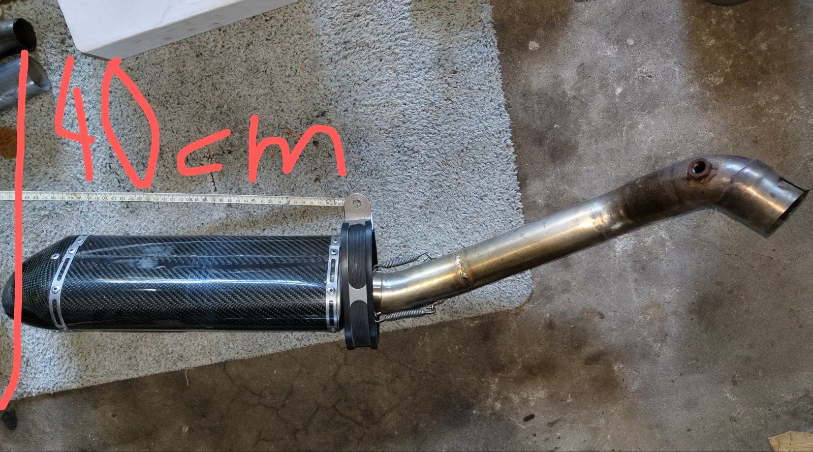 Master uitlaatdemper Honda Fireblade SC59 met db-killer, Motoren, Ophalen of Verzenden, Gebruikt