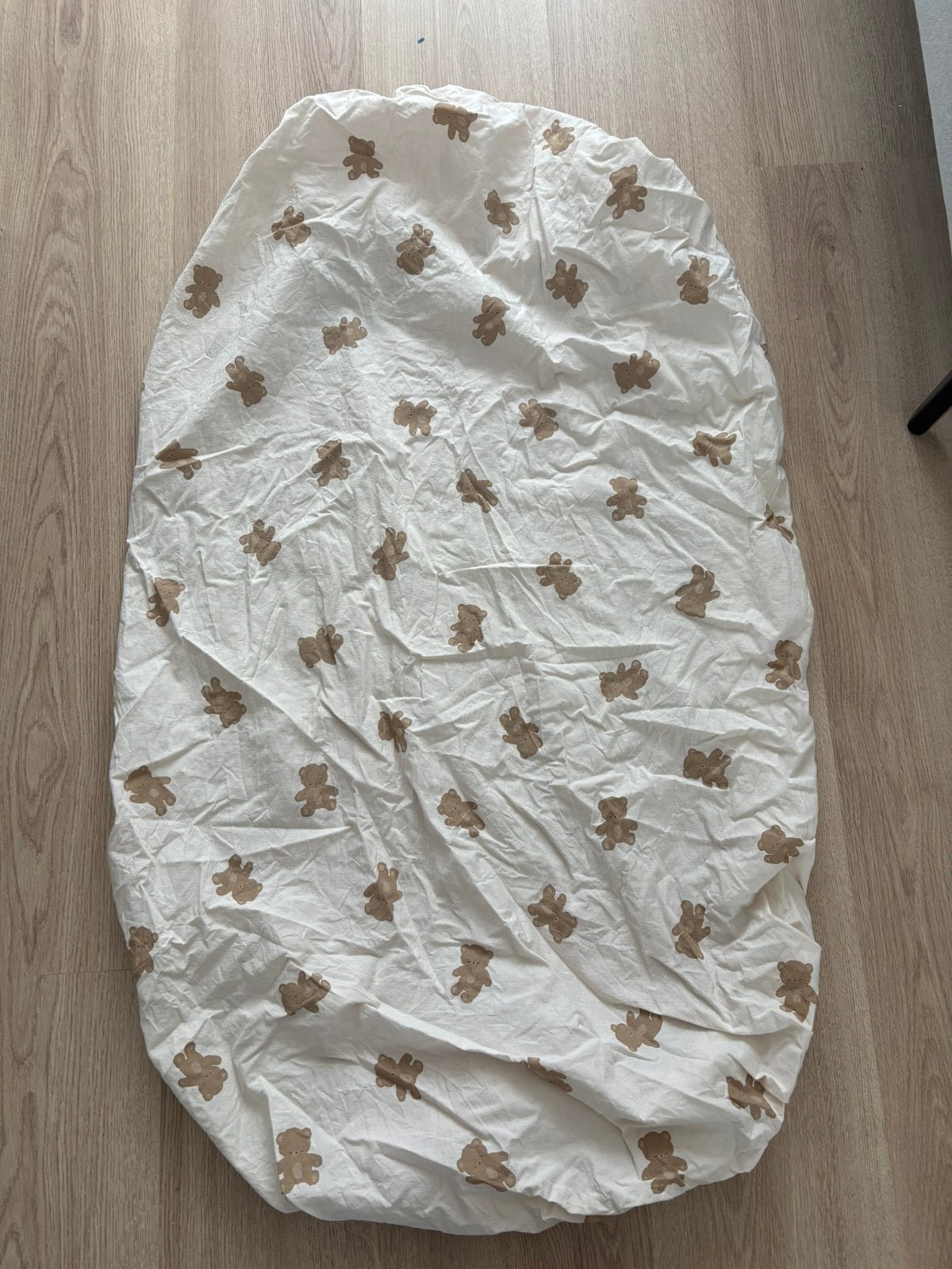 Hoeslaken ledikant met beren 60x120 cm katoen, Kinderen en Baby's, Babywiegjes en Ledikanten, Ophalen of Verzenden, Zo goed als nieuw