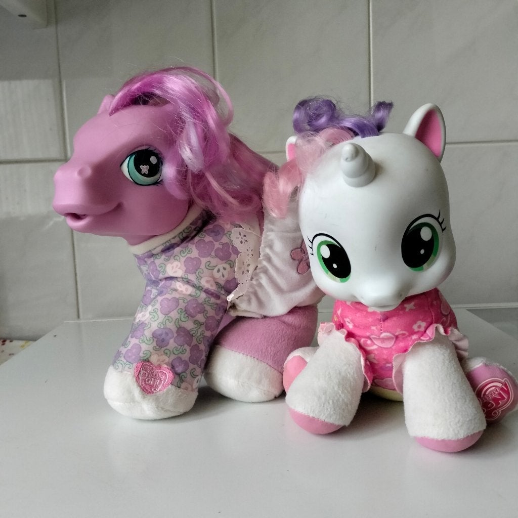 2 My Little Pony Lacht en Praat, Kinderen en Baby's, Speelgoed | My Little Pony, Ophalen of Verzenden