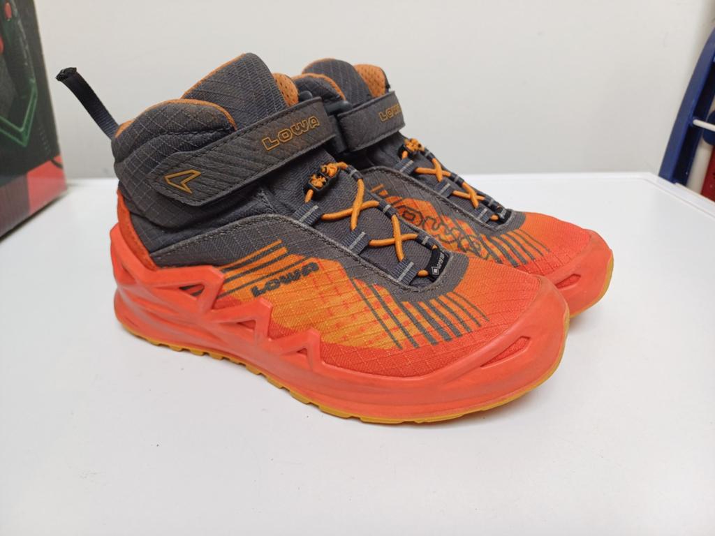 Lowa kinderwandelschoenen, oranje/grijs, maat 32, Lowa, Jongen of Meisje, Schoenen, Ophalen of Verzenden