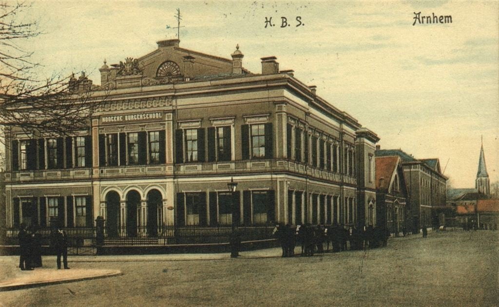 H.B.S. - Arnhem - paarden - 1916 gelopen, Verzenden, Voor 1920, Gelopen, Gelderland