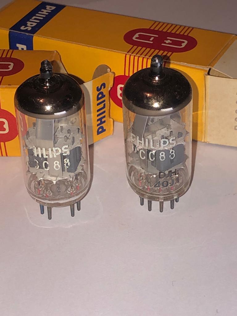 Philips PCC88 (=ECC88) New audio buizen -   (2 stuks), Ophalen of Verzenden, Nieuw