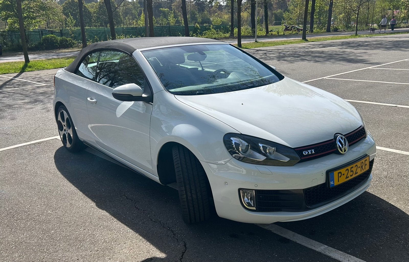 Volkswagen Golf 2.0 GTI 155KW 3D DSG 2012 Wit, Auto's, Volkswagen, Zwart, 4 cilinders, 1984 cc, 4 stoelen