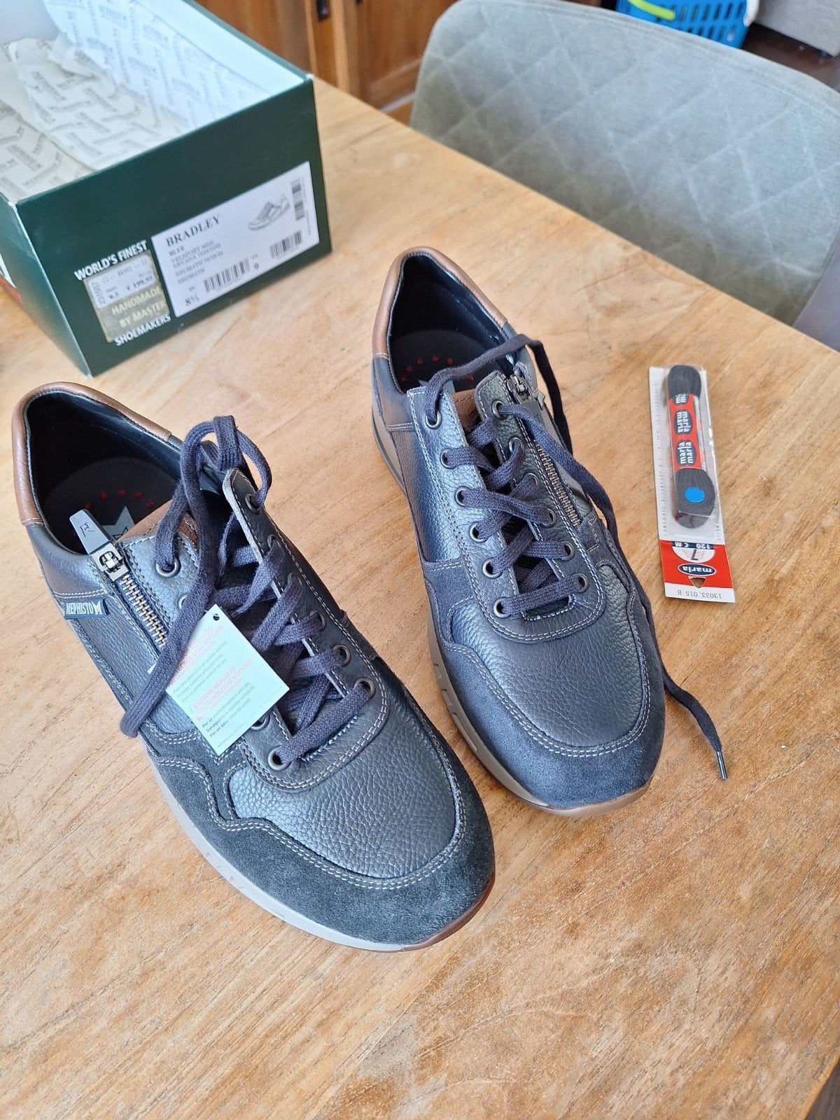 nieuwe Mephisto bradley schoenen, Ophalen of Verzenden, Nieuw, Blauw