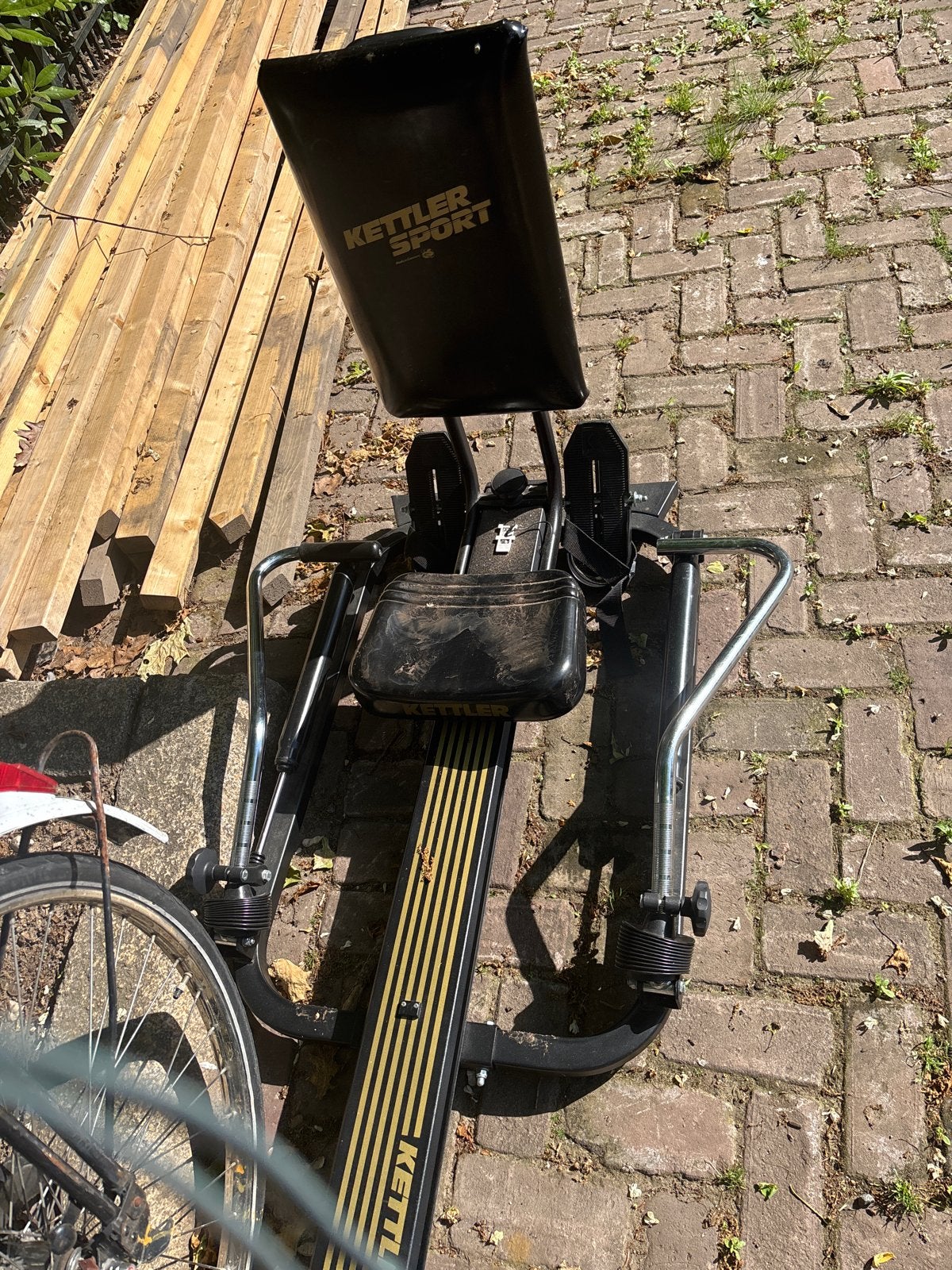 Kettler Sport Roeitrainer - Gebruikt, Sport en Fitness, Fitnessapparatuur, Ophalen, Gebruikt, Armen, Metaal