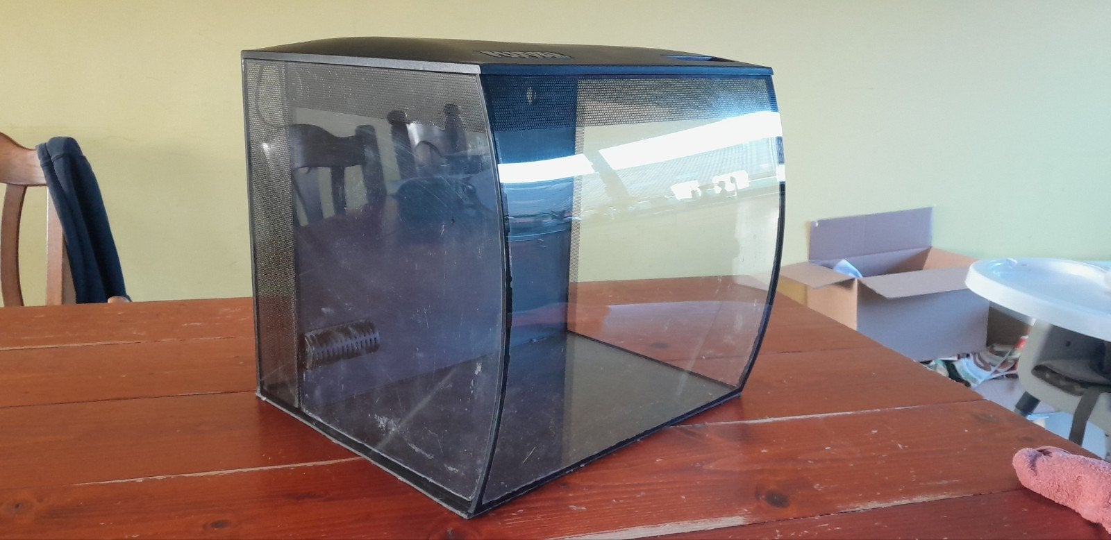 Fluval flex 57L, Ophalen, Gebruikt, Leeg aquarium, Fluval
