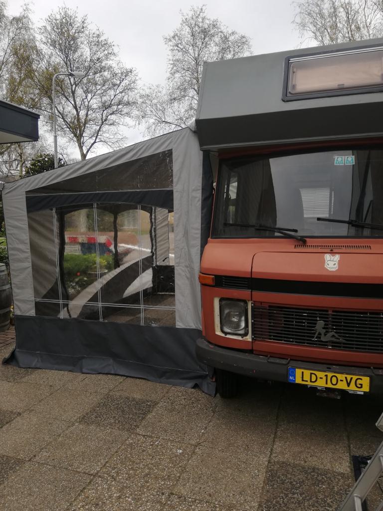 Zak luifel 4mtr, Ophalen, Gebruikt