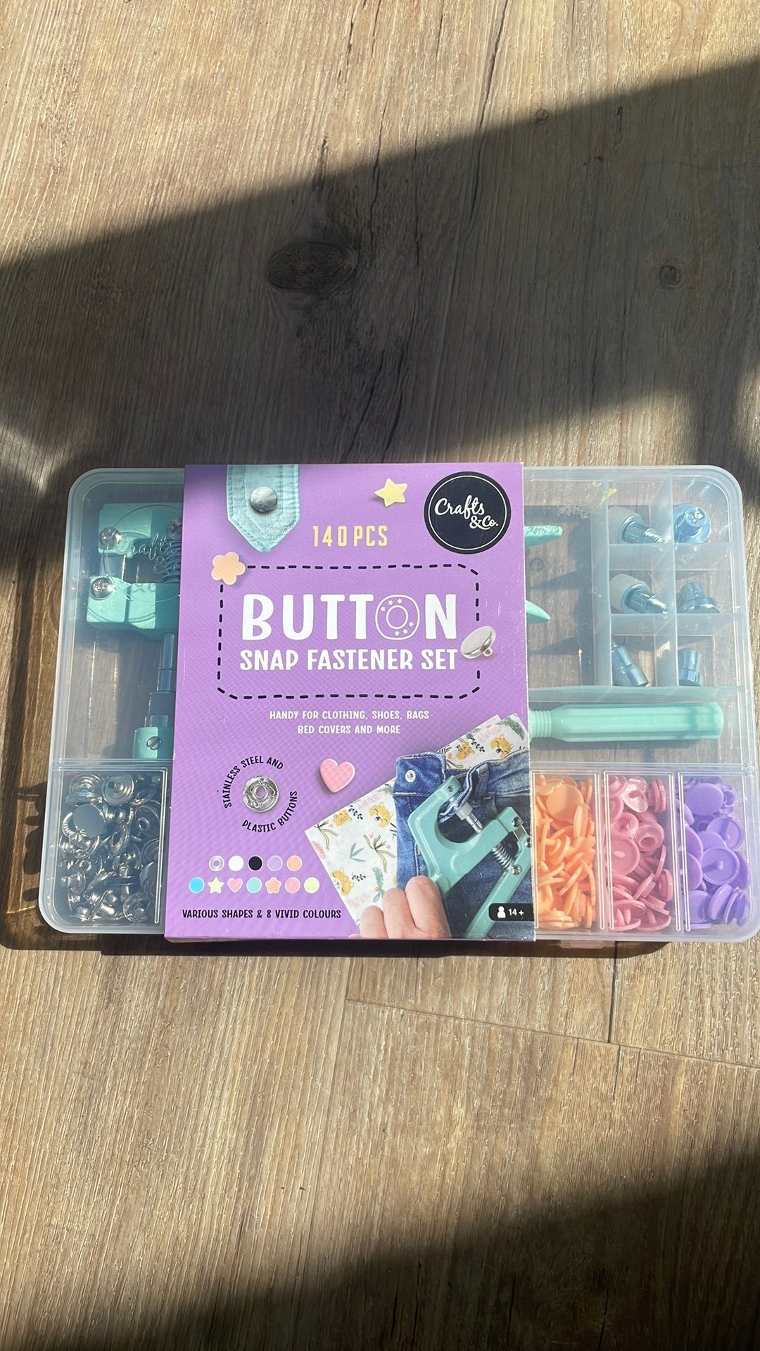 Druk knopen set DIY, Hobby en Vrije tijd, Knutselen, Ophalen of Verzenden, Nieuw, Meerkleurig, Knutselset