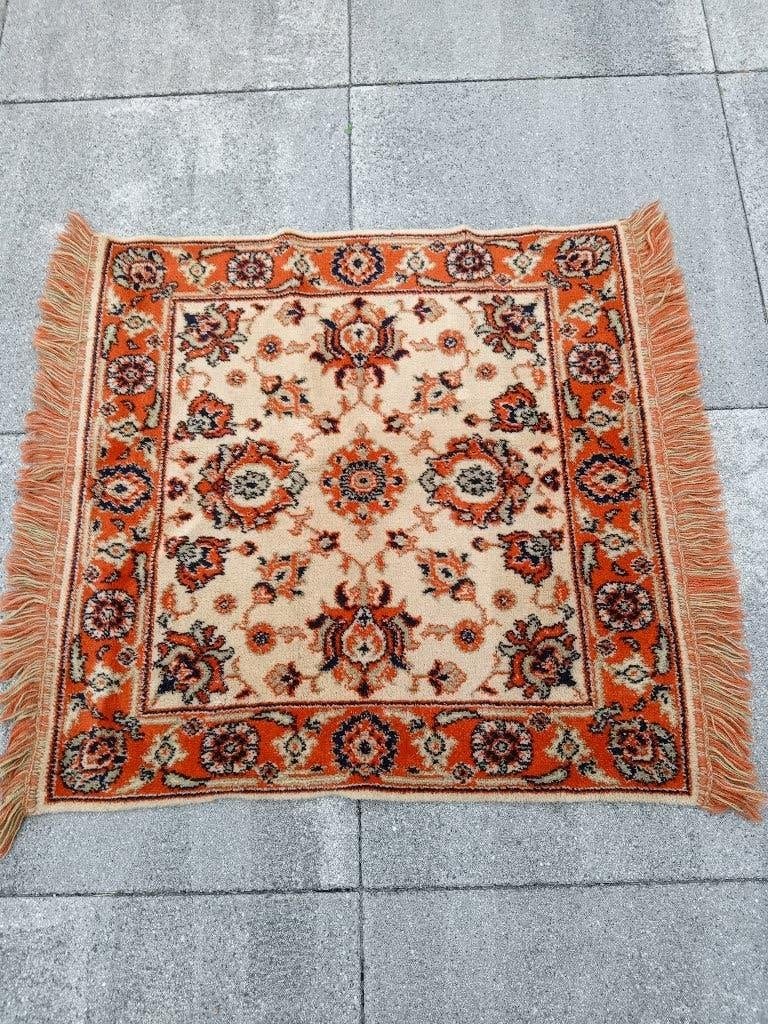 Wollen tafelkleed - Vintage jaren 60-70, Huis en Inrichting, Gebruikt, 50 tot 100 cm, Vintage, Groen