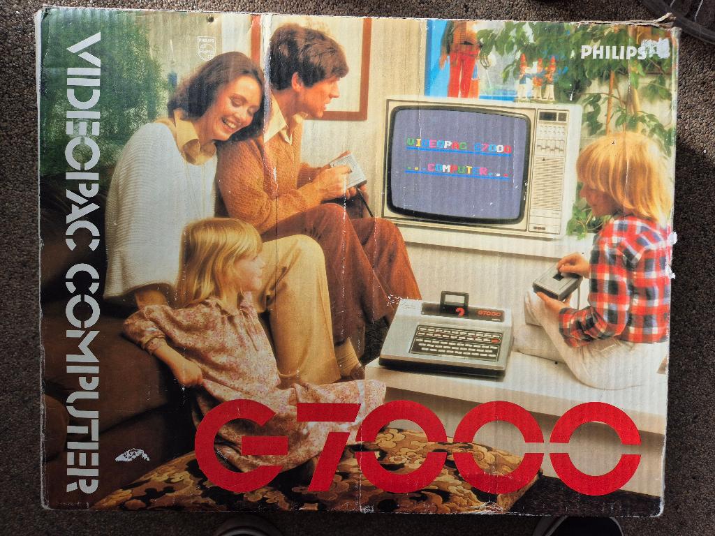 PHILIPS VIDEOPAC G7000, Spelcomputers en Games, Gebruikt, 1 speler, Ophalen of Verzenden, Vanaf 3 jaar