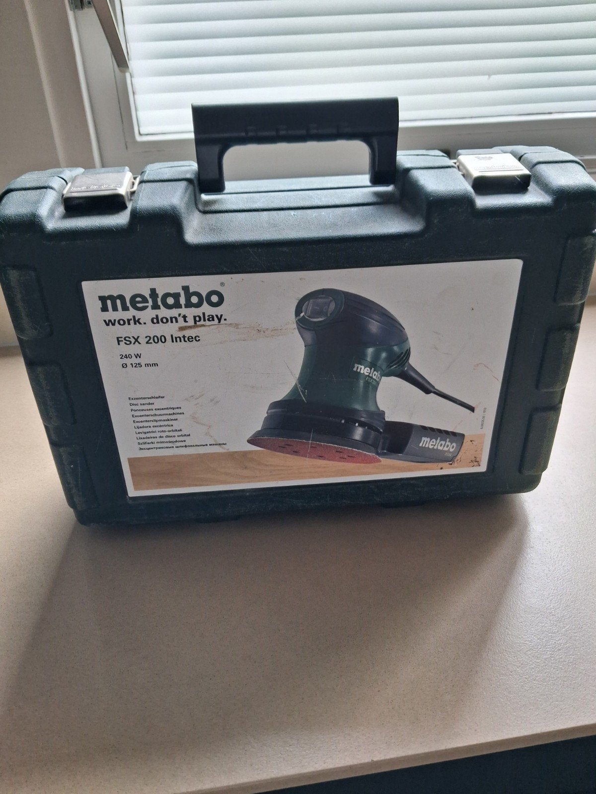 metabo schuurmachine FSX 200 intec, Doe-het-zelf en Verbouw, Ophalen of Verzenden, Gebruikt, Minder dan 600 watt, Excentrische schuurmachine
