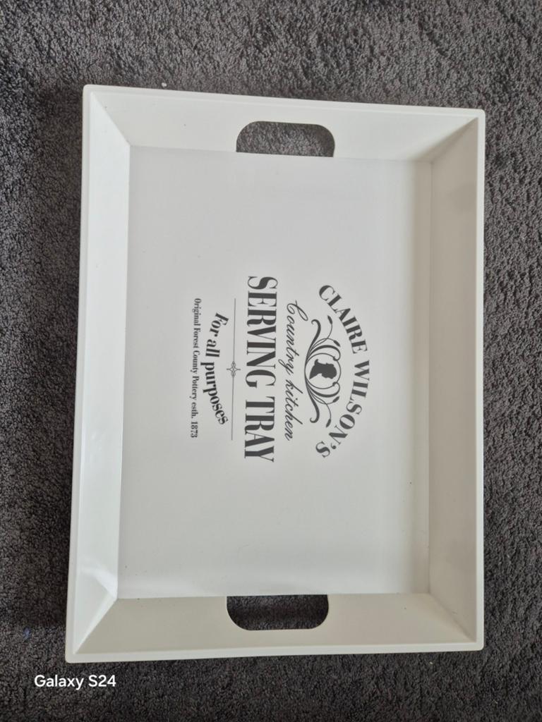 Claire Wilson's dienblad, Huis en Inrichting, Woonaccessoires | Dienbladen, Ophalen, Rechthoekig, Hout