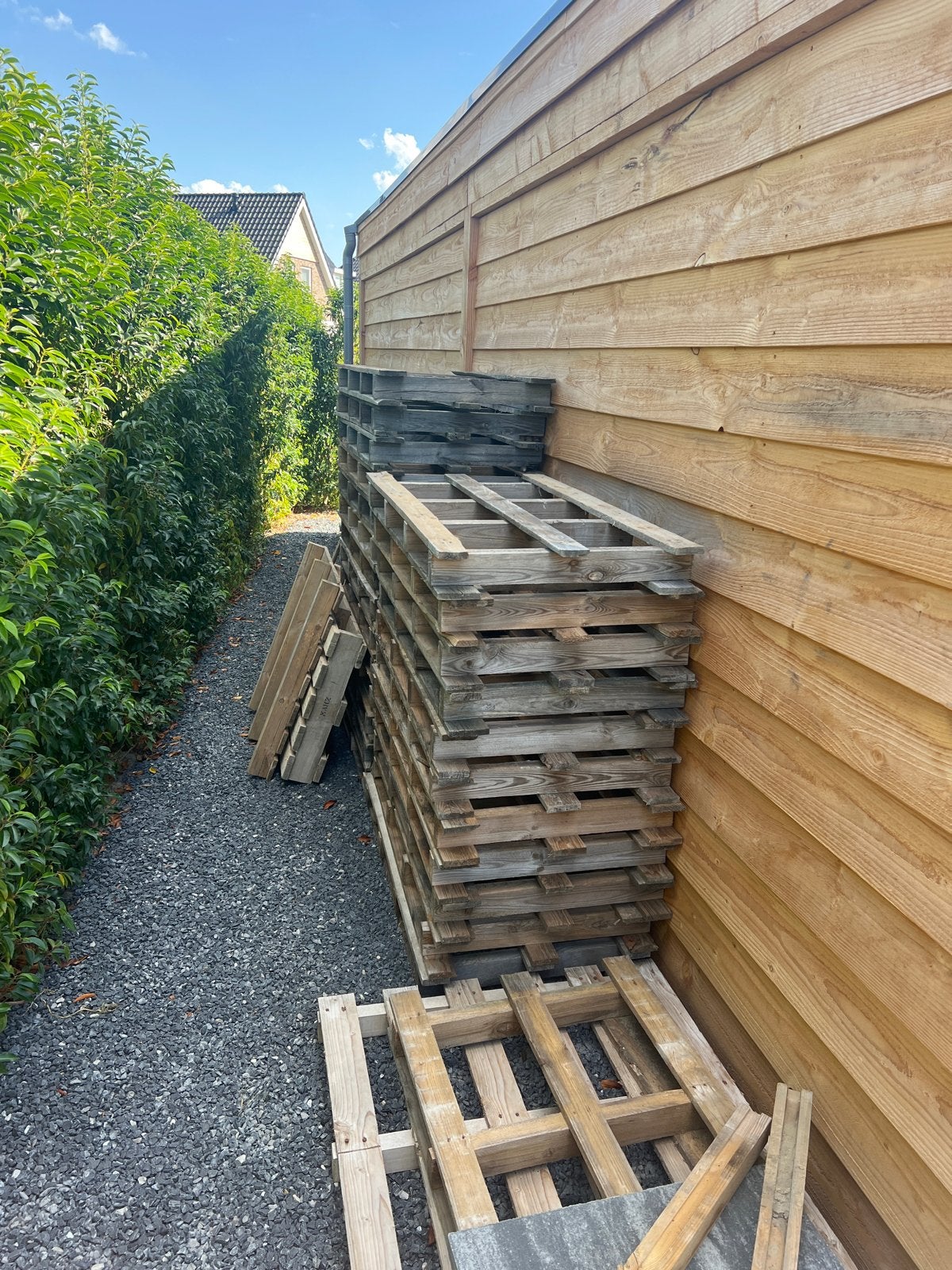 Gebruikte Pallets, Minder dan 3 m³, Ophalen
