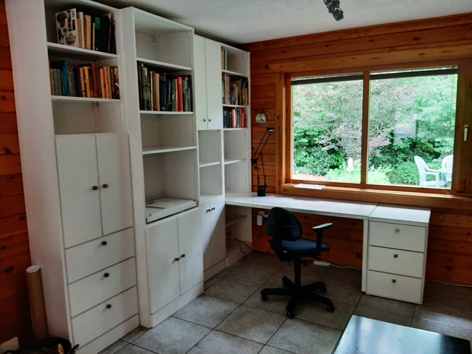 Ikea boekenkast bureau, Ophalen, Gebruikt, 200 cm of meer, 50 tot 100 cm