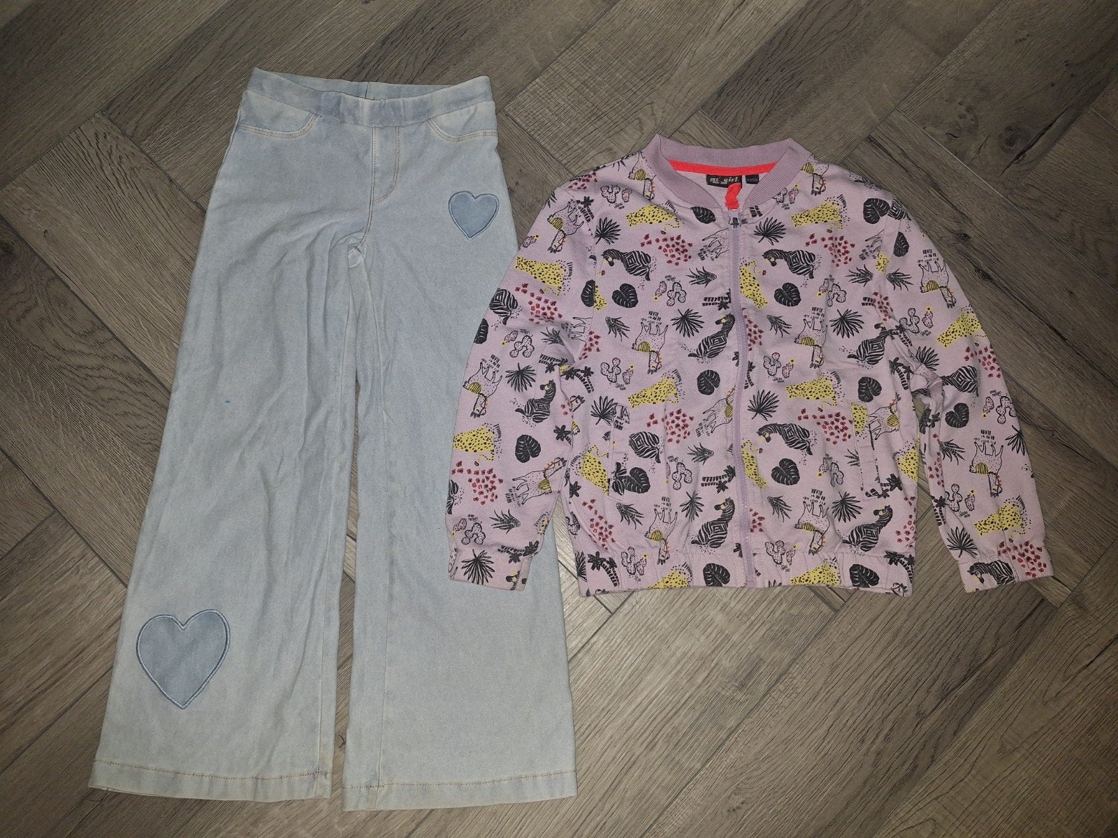 Set zomerkleding voor meisjes maat 122/128, Ophalen, Gebruikt, Diverse merken, Meisje
