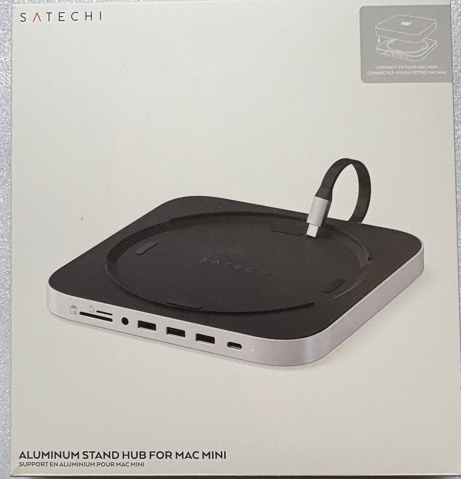 Satechi Hub voor Mac Mini USB-C USB-A SD&MicroSD, Ophalen, Zo goed als nieuw, USB-hub