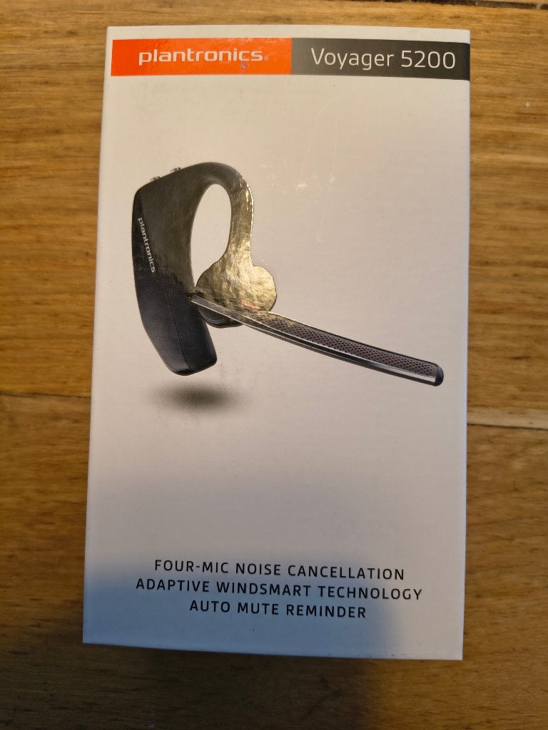 Plantronics Voyager 5200 Bluetooth Headset Nieuw, Computers en Software, In-ear, Poly, 2000 Plantronics Way, Santa Cruz, CA 95060, USA