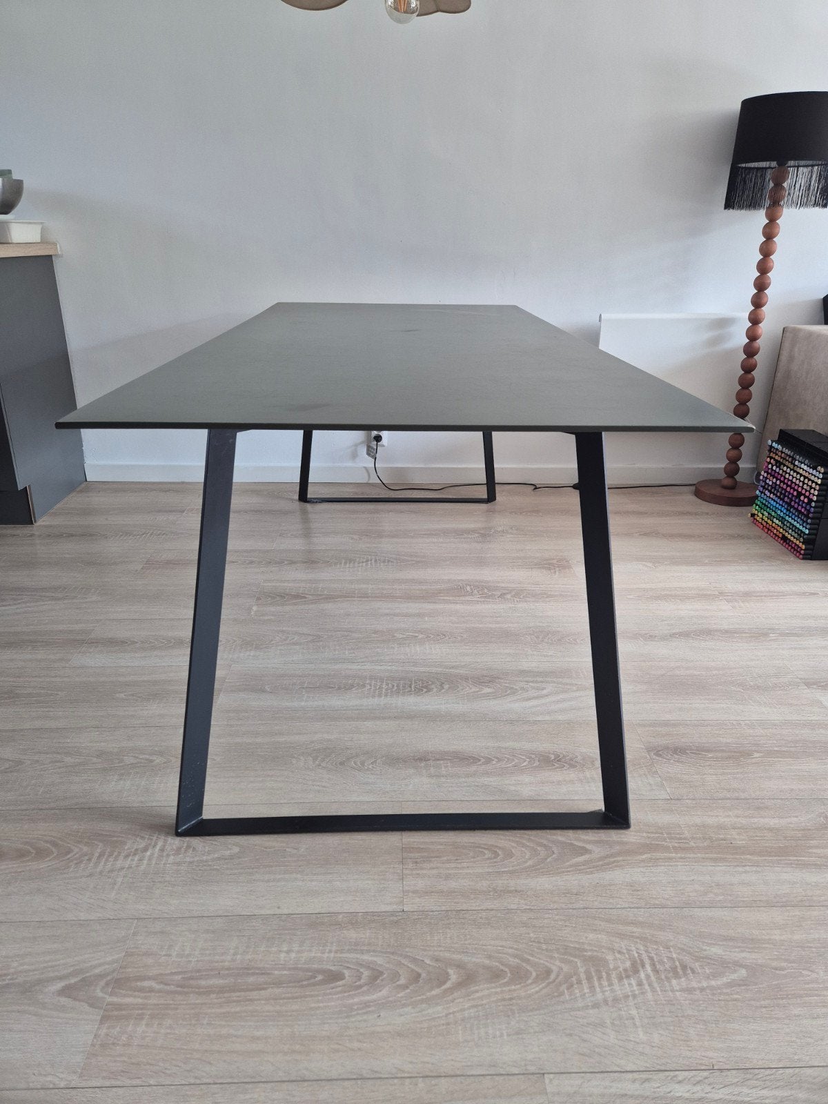 Eettafel 200x90 van Goossens, Ophalen, Gebruikt, 200 cm of meer, 50 tot 100 cm