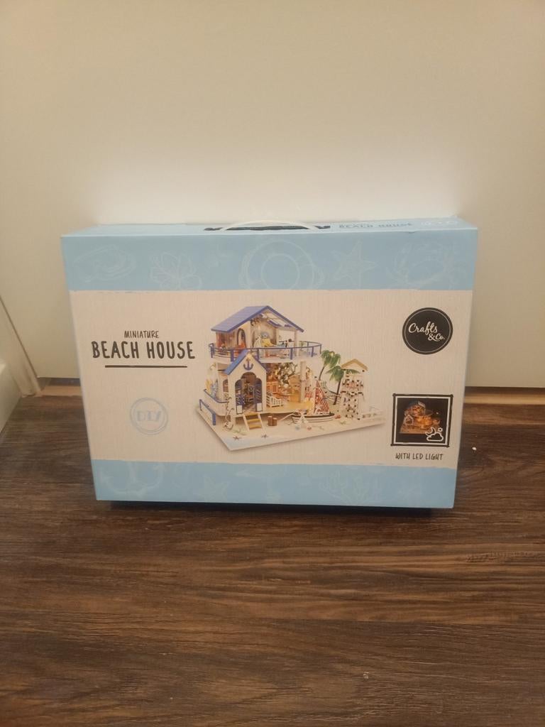 Miniatuur Beach House DIY met LED licht, Ophalen