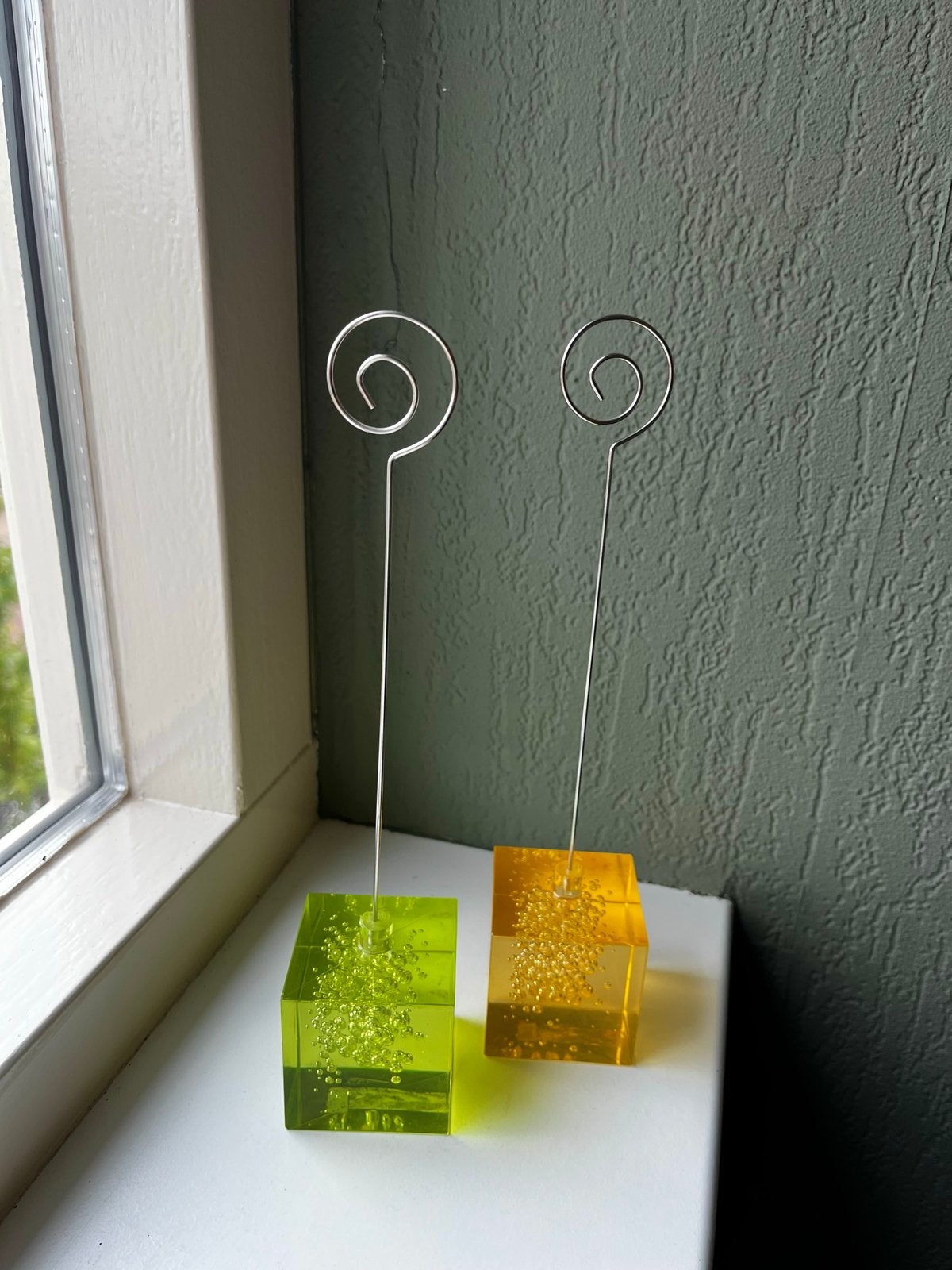 Vintage IKEA FOTO houders 1999 - Acryl met bubbels, Kunststof, Ophalen of Verzenden, Zo goed als nieuw, Fotolijst