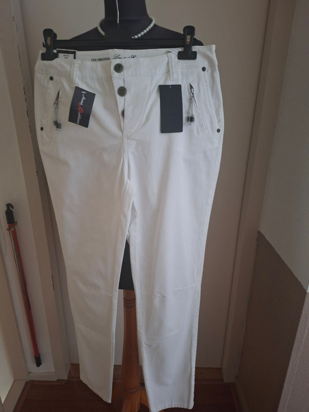 Zomer broek van het merk Anna Montana/mt.38, Maat 38/40 (M), Wit, Nieuw, Ophalen of Verzenden