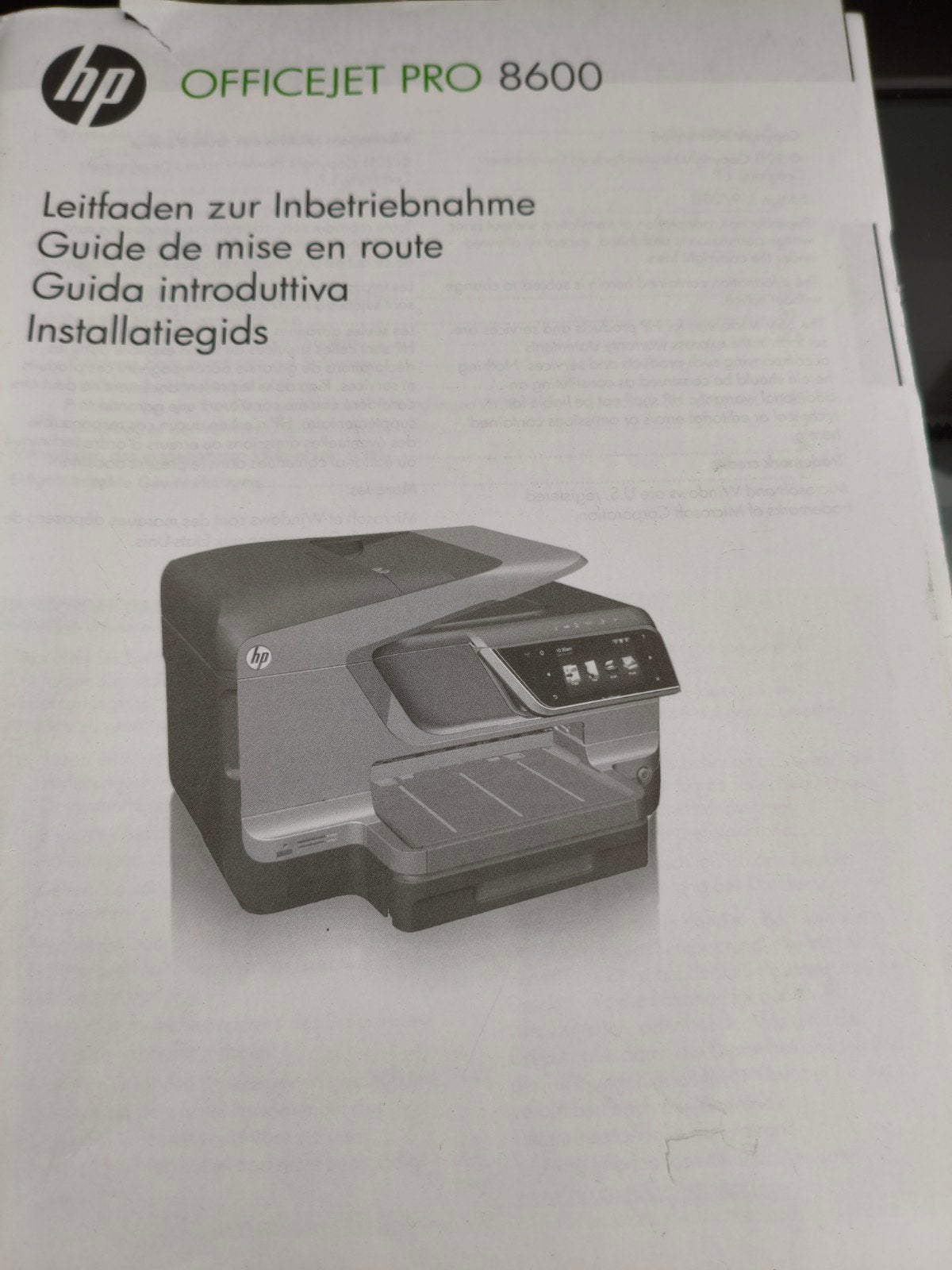 HP Officejet 8600 Plus All-in-One Inkjetprinter, Computers en Software, Printers, Kleur printen, Inkjetprinter, All-in-one, Draadloos