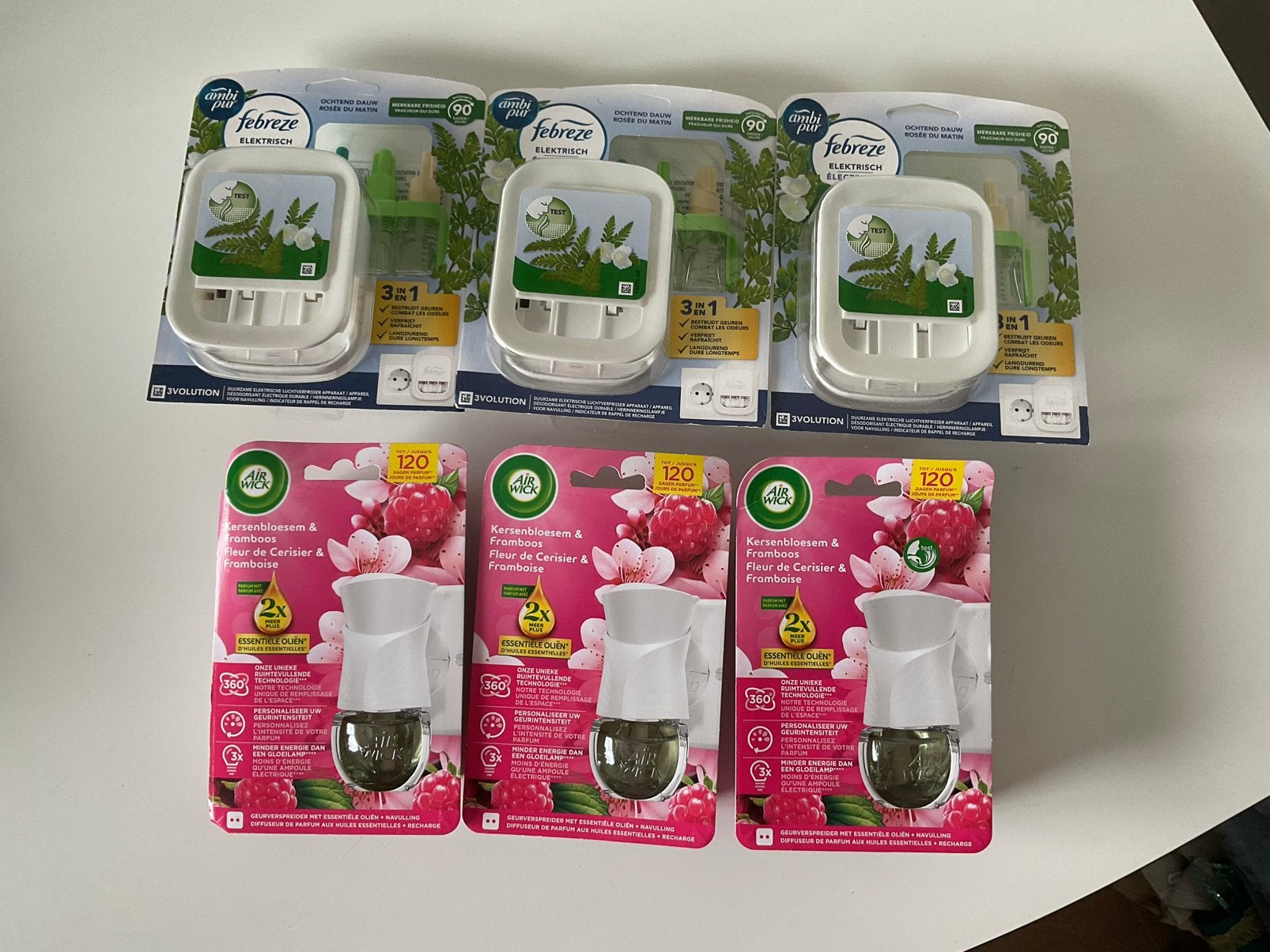 3x Airwick elektrische verfrisser, Ophalen of Verzenden, Overige typen