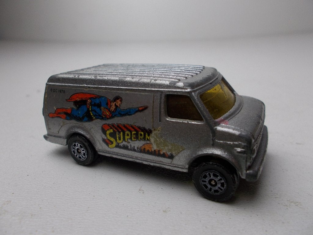 1978 Corgi Juniors No 47 SUPERMAN US VAN (-C-), Ophalen of Verzenden, Gebruikt, Bus of Vrachtwagen, Corgi