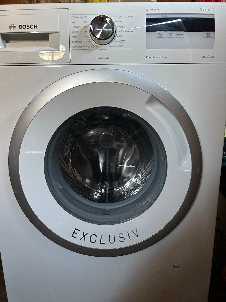 Bosch Exclusiv wasmachine, Witgoed en Apparatuur, Wasmachines, Ophalen, 1200 tot 1600 toeren, Gebruikt, 4 tot 6 kg