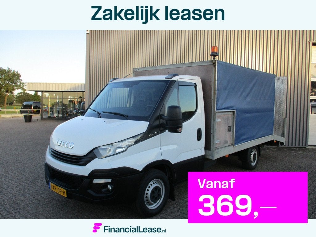 Iveco Daily 35S14 Oprijwagen Laadbak Airco, Automatische klimaatregeling, Gebruikt, Iveco, Wit