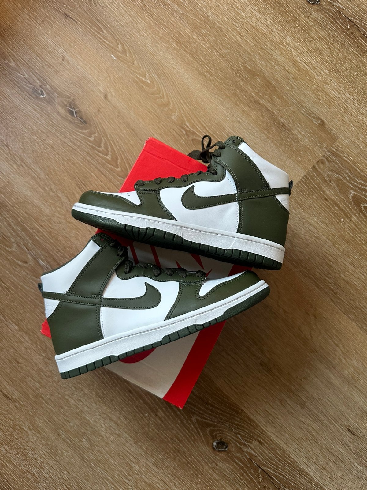 Nike Dunk High Khaki 36 36,5 37,5 39 40 EU, Ophalen of Verzenden, Nieuw, Groen, Sneakers of Gympen