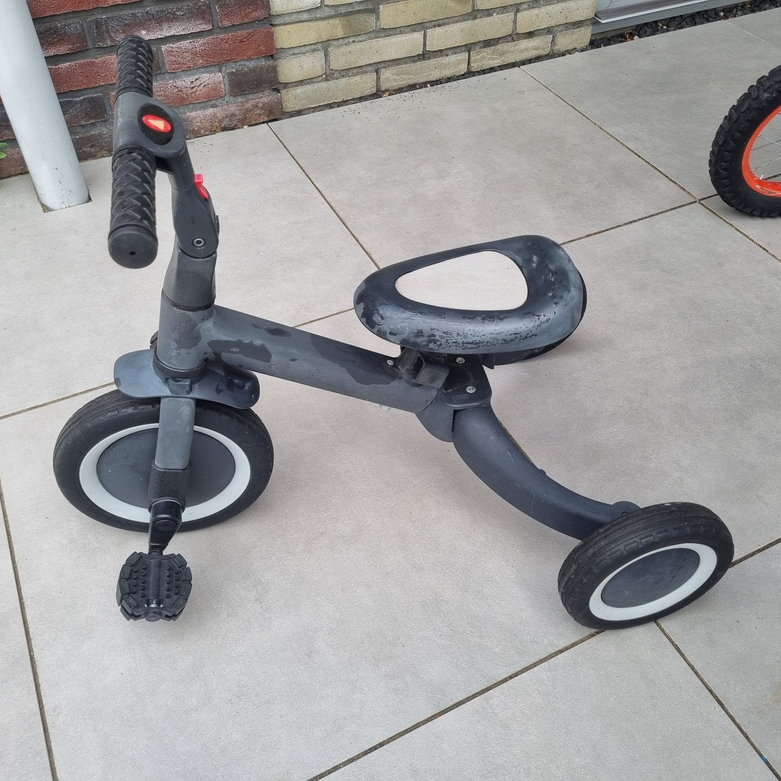 Topmark 4-in-1 Drie-wieler / Loopfiets - Grijs, Ophalen of Verzenden, Gebruikt, Loopfiets