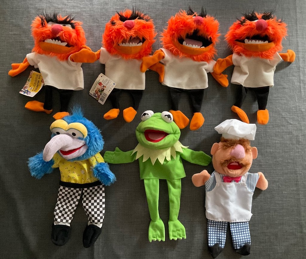 Handpoppen van De Muppets ... Poppenkast Poppen ... LOS, Ophalen, Zo goed als nieuw, Overige typen
