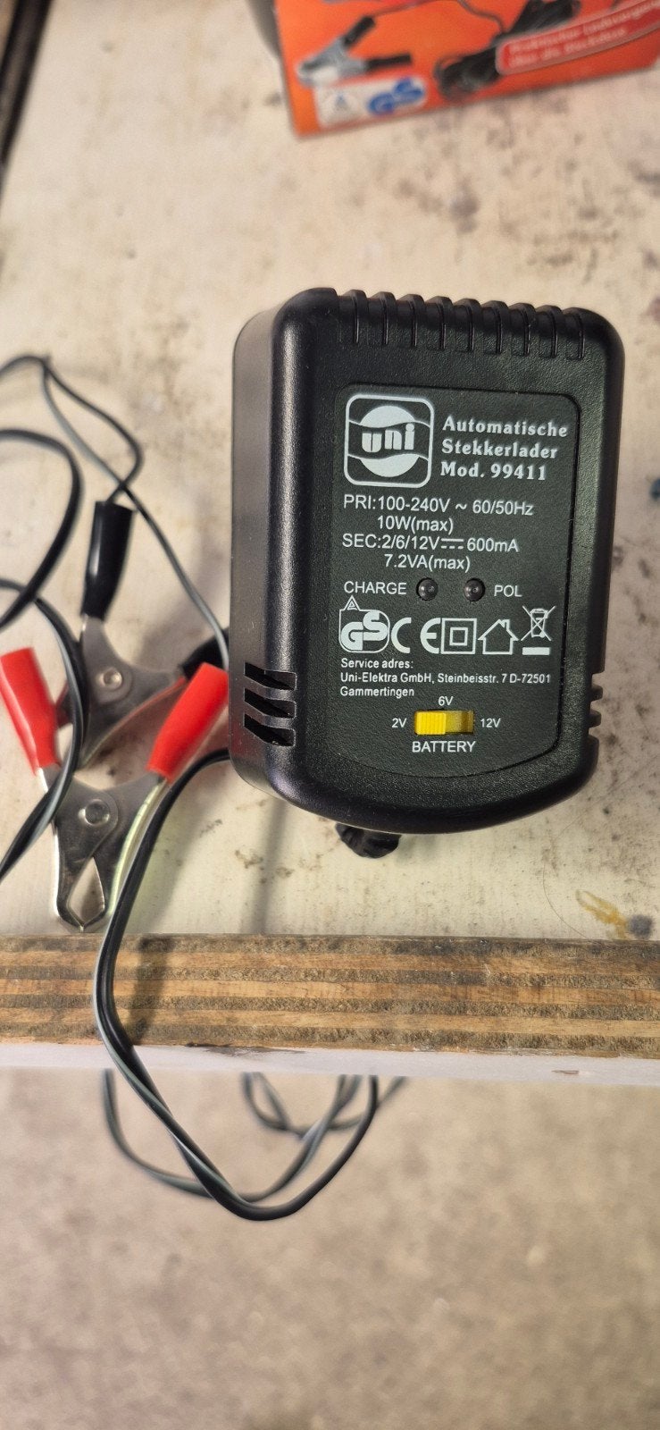 Oplader diverse doeleinden, Ophalen