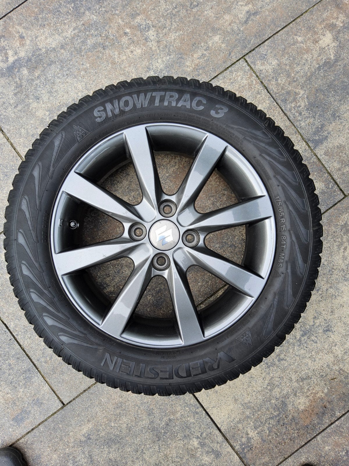 Lichtmetalen velgen met winterbanden 175/65R15, Ophalen, Gebruikt, 15 inch, 175 mm