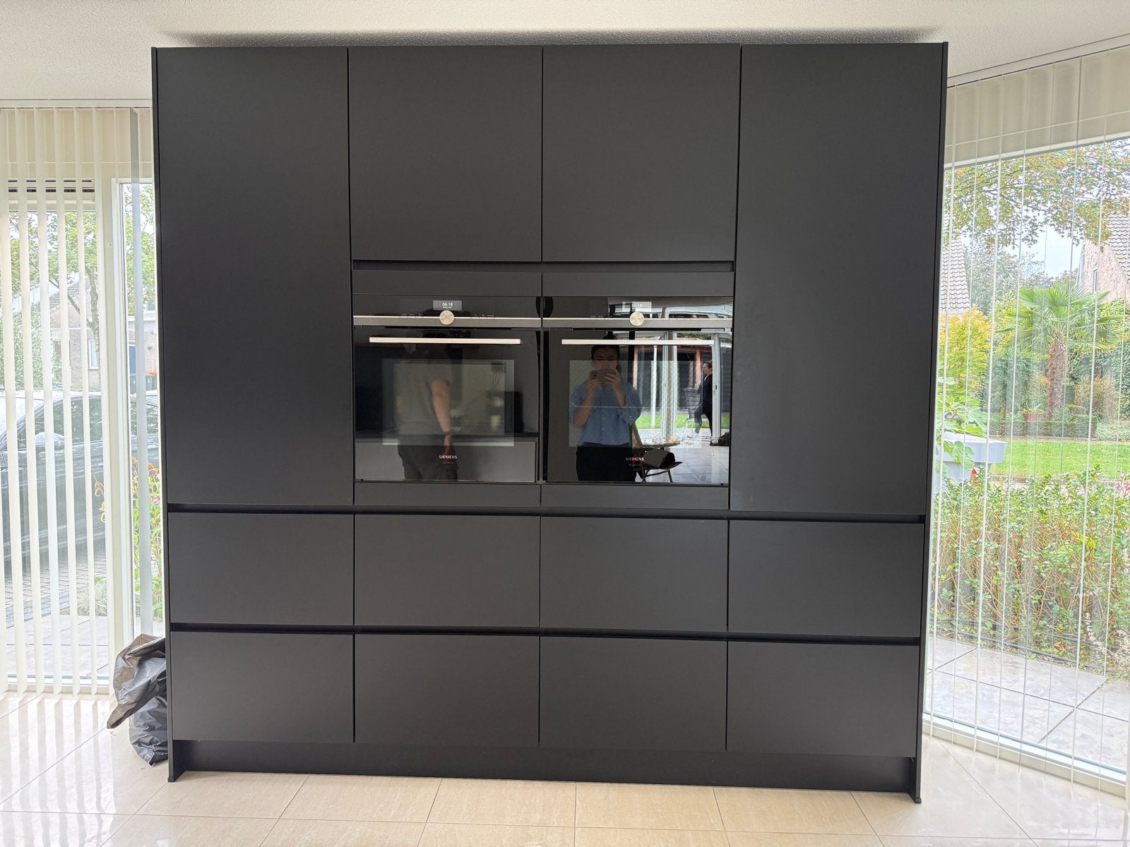 Moderne keukenkasten zonder inbouwapparatuur, Ophalen, Gebruikt