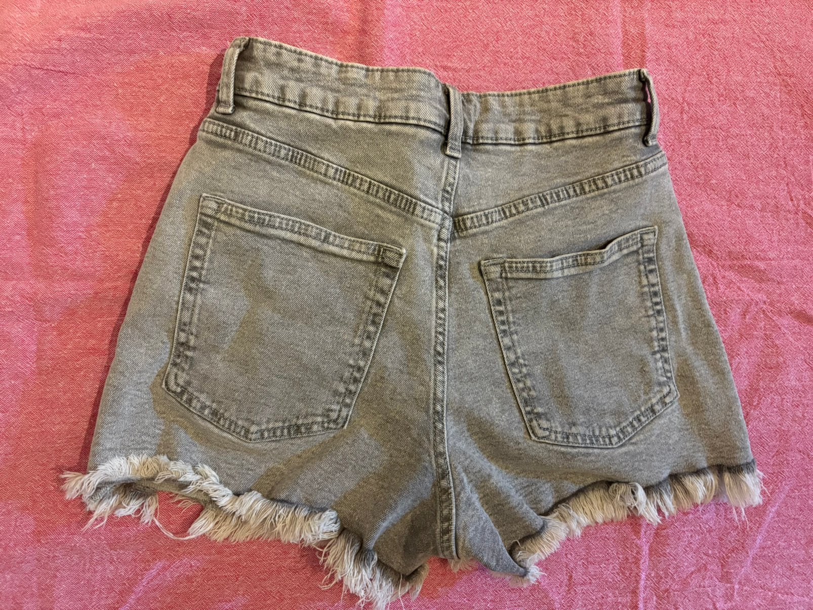 Jeans short H&M, maat 36, Ophalen, Gedragen, Grijs, W28 - W29 (confectie 36)