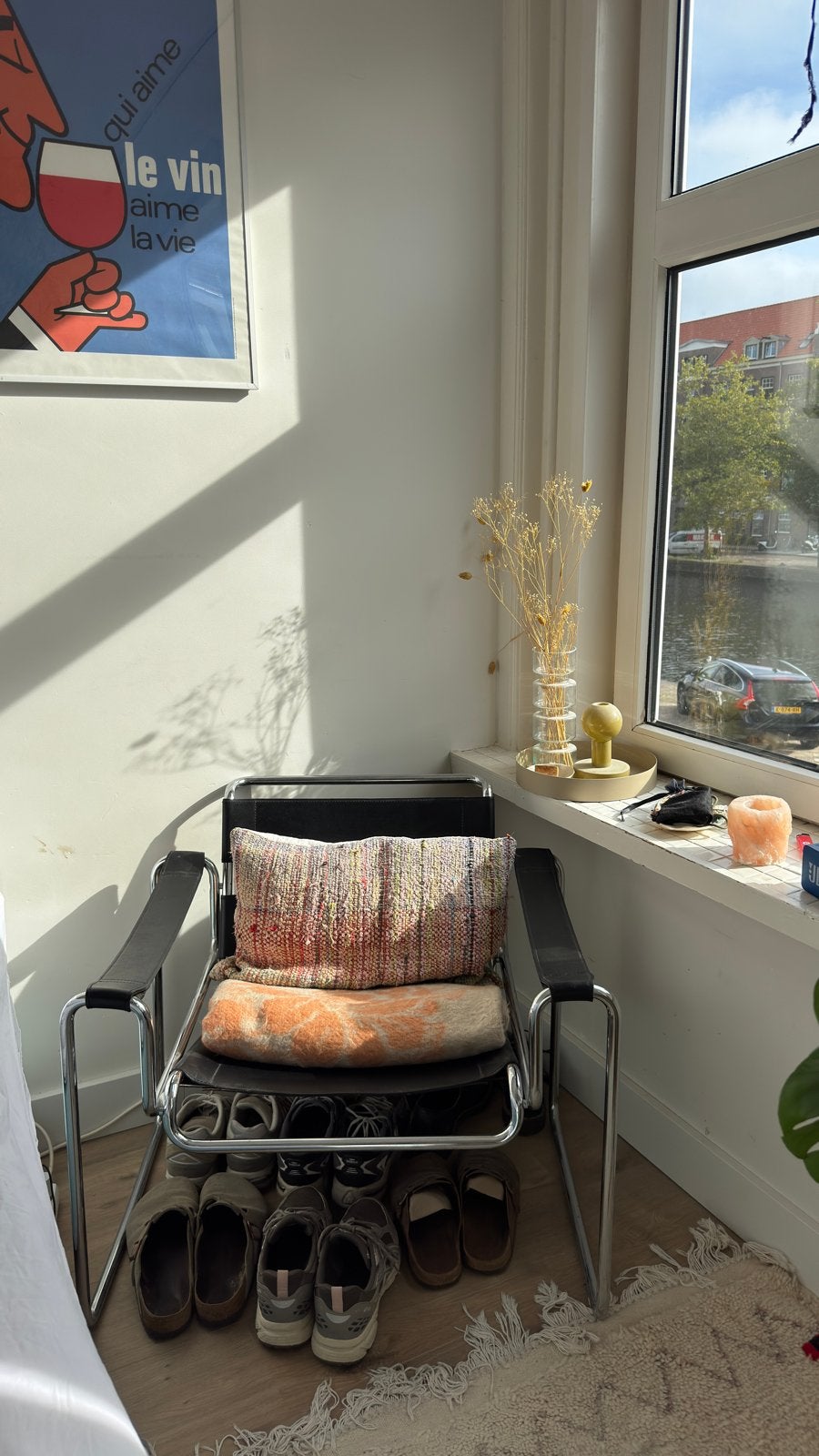 Wassily chair replica Marcel Breuer (Bauhaus), Ophalen, Gebruikt, Zwart, Metaal