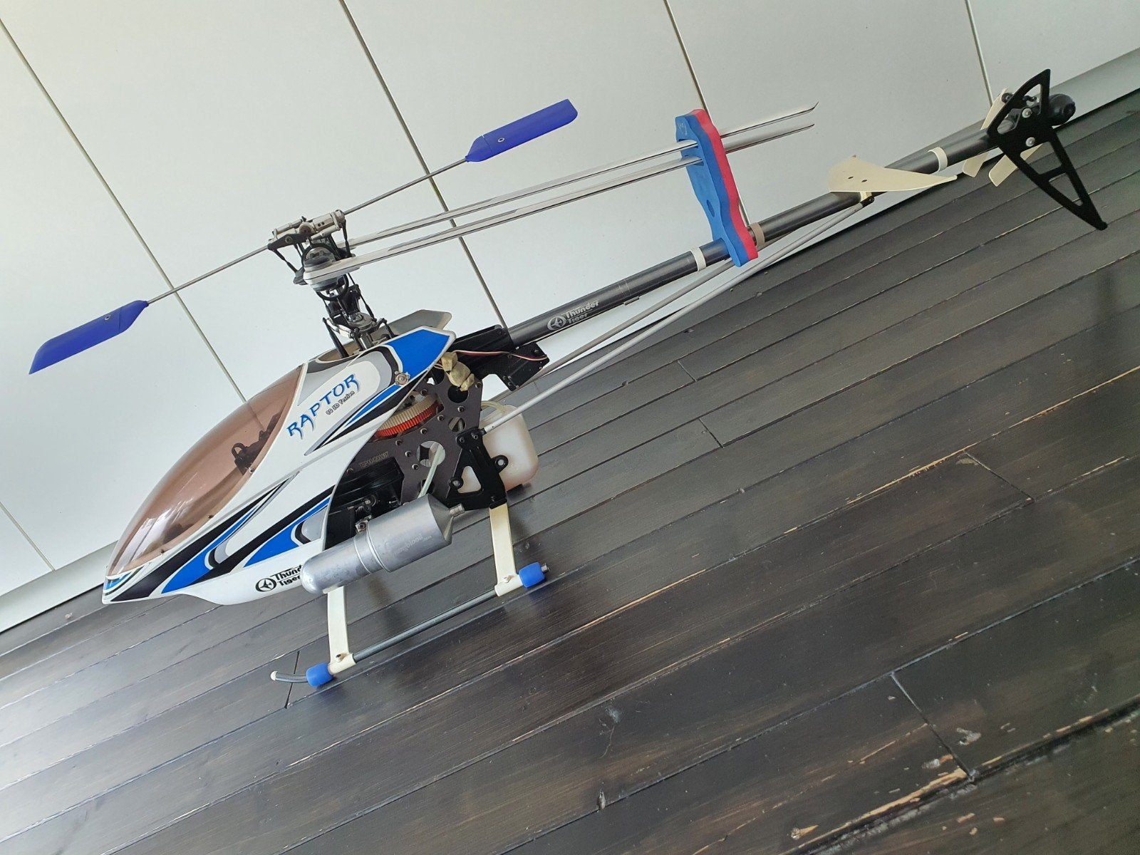 Helikopter Raptor 90 van Thunder Tiger, Ophalen, Gebruikt, Nitro