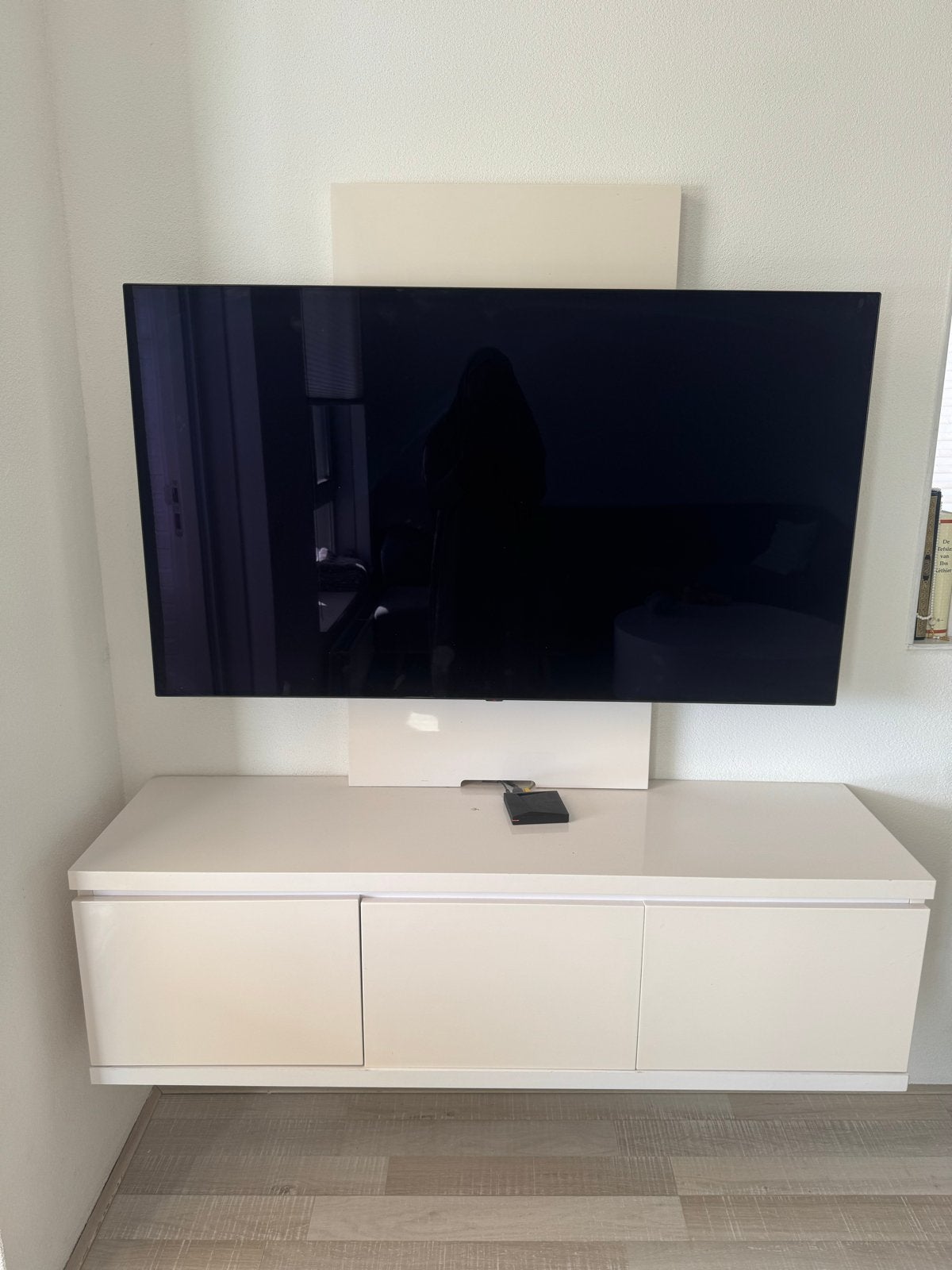 Modern TV-meubel met 3 kastjes - 140x40x150 cm, Ophalen, Gebruikt, 100 tot 150 cm, 150 tot 200 cm