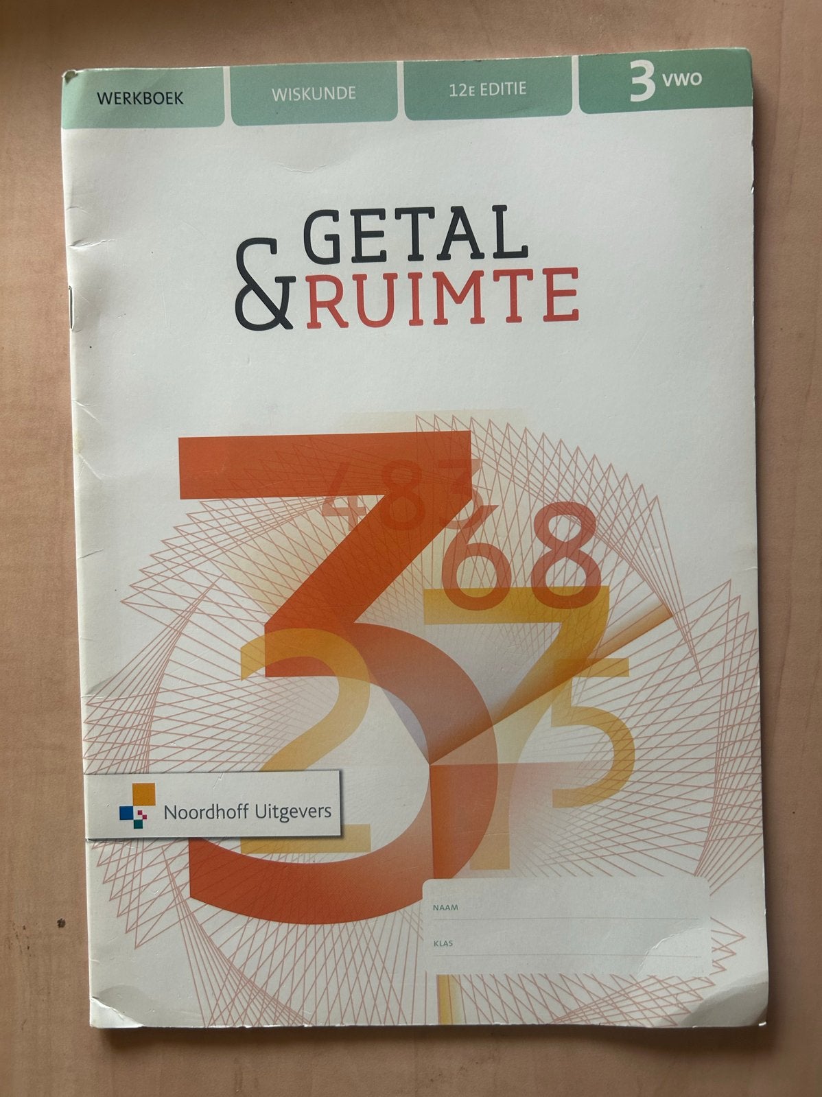 Getal & Ruimte 3 VWO Werkboek 12e editie Wiskunde, Boeken, Verzenden, Gelezen, VWO, Wiskunde A