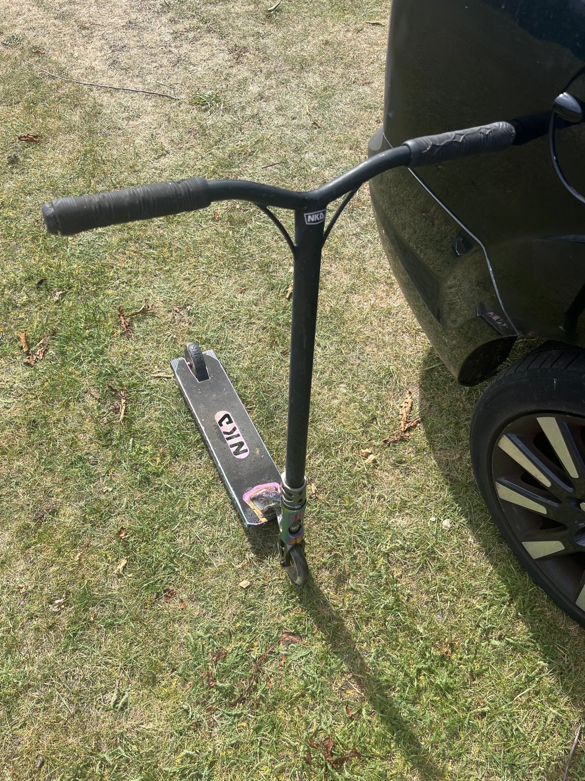 NKD Stuntstep - Gebruikt met wat schade, rijdt prima, Fietsen en Brommers, Steps, Ophalen of Verzenden, Gebruikt, Gewone step