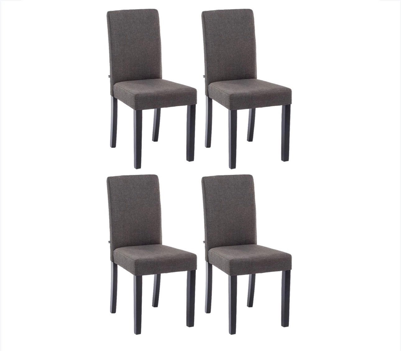 4 nieuwe grijze eetkamerstoelen, Nieuw, Ophalen of Verzenden, Vier, Stof