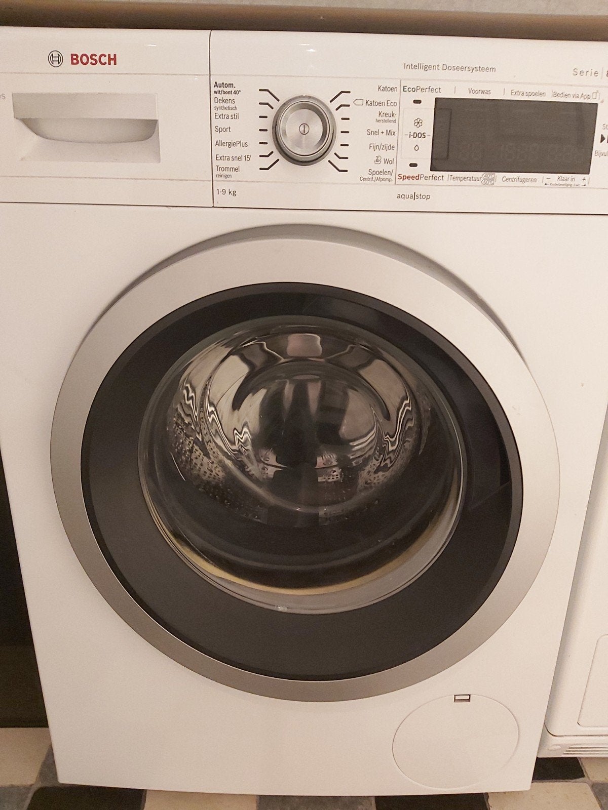 bosch idos 8 wasmachine, defect, Ophalen, Handwasprogramma, Voorlader, Niet werkend
