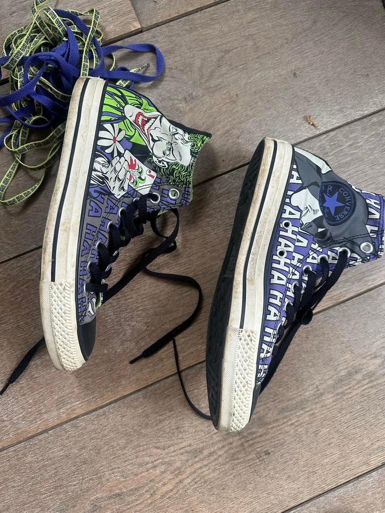 Converse All Star Joker Batman Sneakers Maat 40, Ophalen of Verzenden, Gedragen, Overige kleuren, Sneakers of Gympen