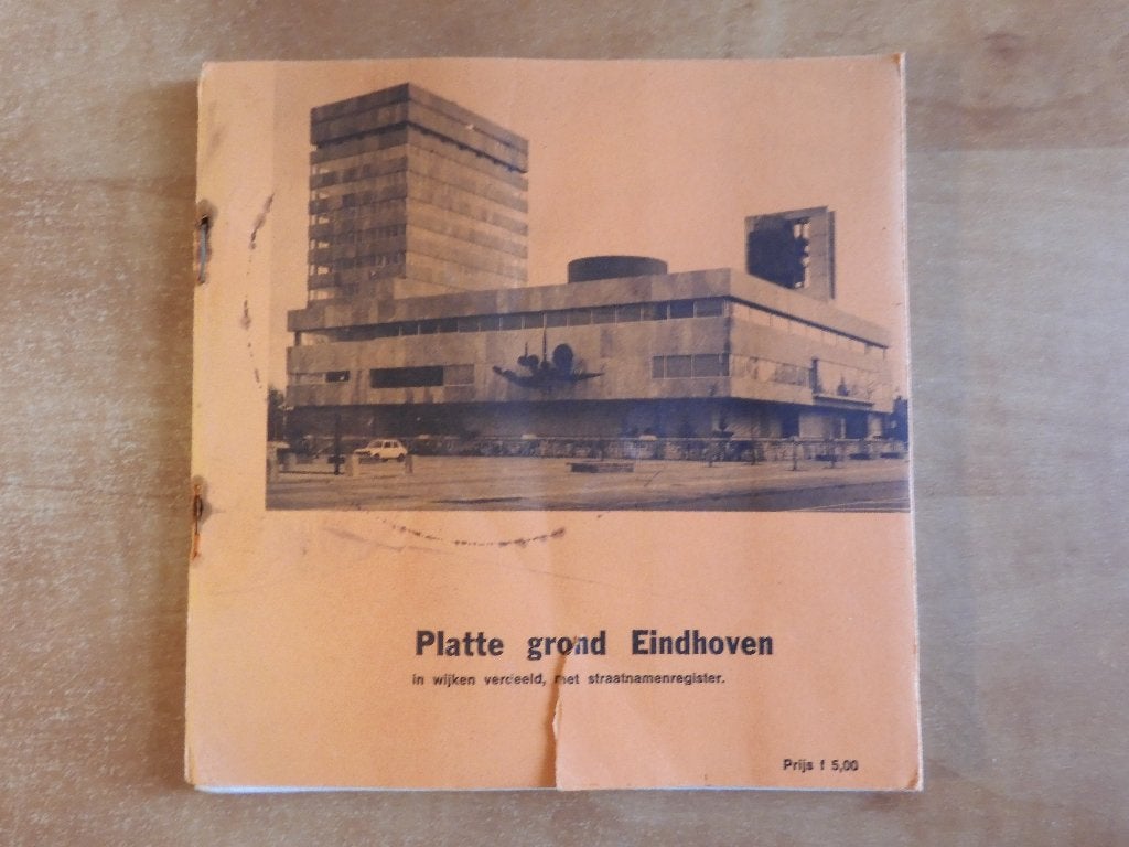 plattegrond boekje Eindhoven, 1972-1973, 1e druk R.V.V., Gelezen, Overige atlassen, R.V.V., Ophalen of Verzenden