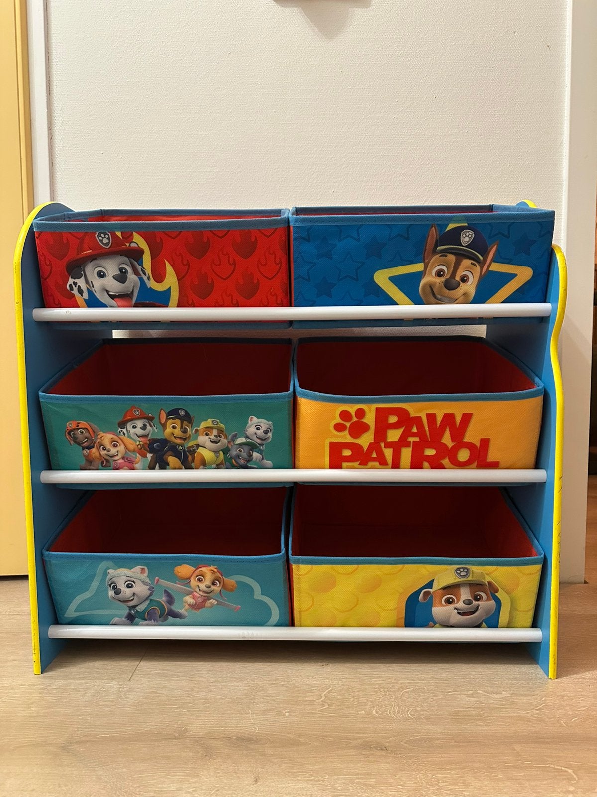Paw Patrol opbergkast met 6 bakken, Ophalen, Minder dan 75 cm, 105 cm of meer, Zo goed als nieuw